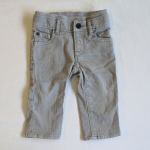 babyGap 1969 straight leg cotton denim jeans gray 6-12 months baby